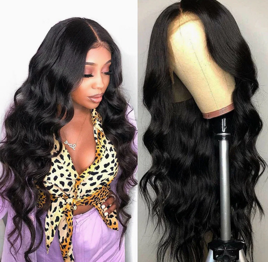 360 Lace Frontal Wig -  Human Hair Body Wave Full Lace Wig