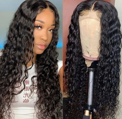 Wet and Wavy Water Wave Curly Human Hair Wig