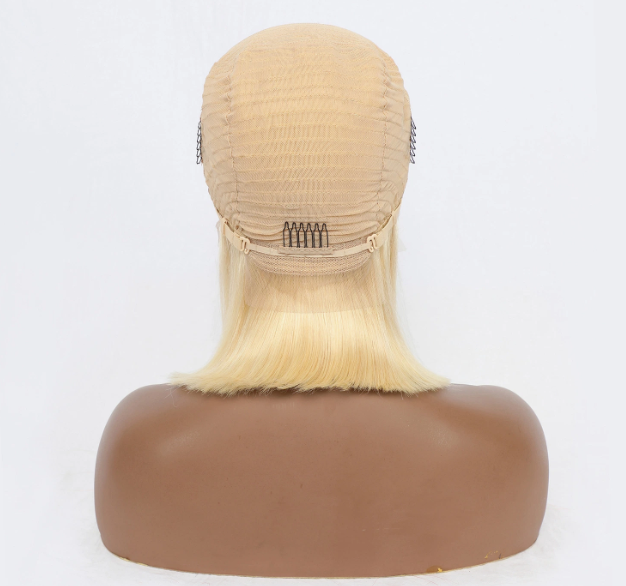 Short Bob Wig - Human Hair Lace Front Peruvian Raw Virgin Hair
