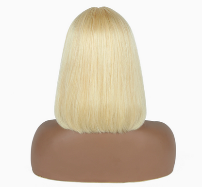 Short Bob Wig - Human Hair Lace Front Peruvian Raw Virgin Hair